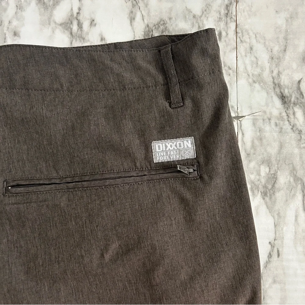Dixxon | men’s size 44 performance golf shorts lot of 2 shorts black and gray - Picture 12 of 14